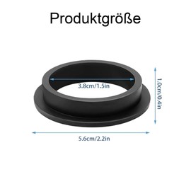 Pack of 4 Rubber Washers for Intex Pool Accessories Replacement Parts, O-Rings Pool Pump Seal Replacement Part, O-Ring Seals Sand Filter System Sealing Rings Replacement, for Sand Filter Pump