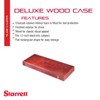 Starrett Deluxe Wood Case for 12" Gage - 2" Height,