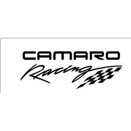 Oracal 651 "CAMARO RACING" Chevy Emblem Vinyl Decal Sticker Camaro Racing