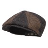 Jeanne Simmons Men's Two Tone Wool 8 Panel Newsboy Hat