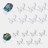 16 Pcs Acrylic Display Holder, Acrylic Easel Stand,Clear Coin Display