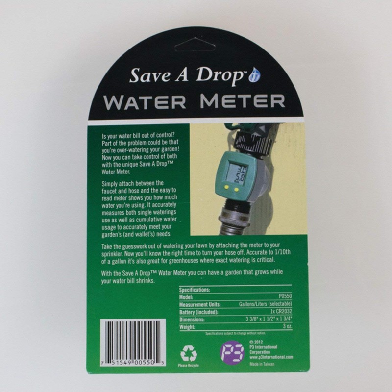 2 Pack - P3 P0550 Water Meter | Measure Watering