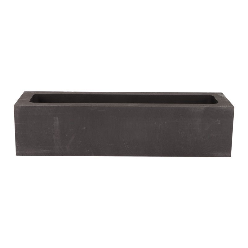 Graphite Ingot Mold 6.6lb Alchemy Capacity Rectangular Refining Graphite Casting