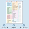 Packing list pad in DIN A5 format with 50 sheets