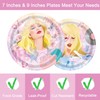 DOOGA Tylor Singer Birthday Plates And Napkins Party Supplies -