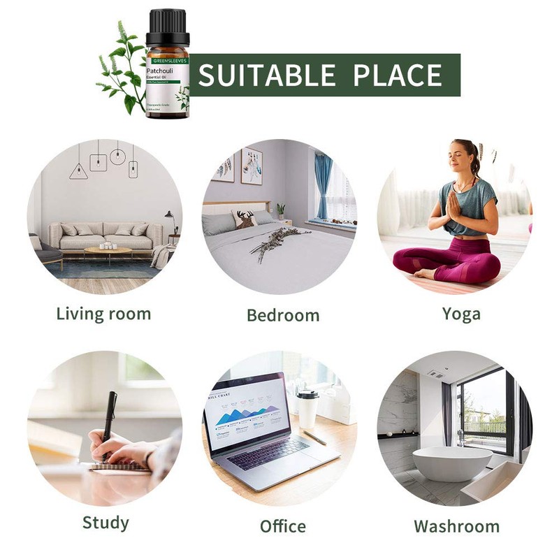 GREENSLEEVES Essential Oil - 10ml (Patchouli)