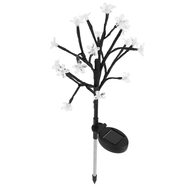 2Pcs 20LED Flower shaped Light Solar Garden Lamp for Christmas