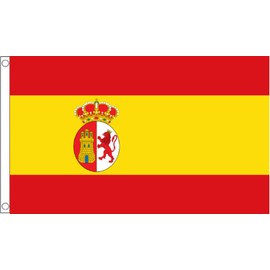 Spain 1874 to 1931 - 5'x3' (150cm x 90cm) Flag