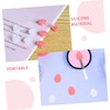 FOMIYES 8pcs Lip Brush Set Cosmetic Spatula Holder Makeup Protector