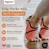 PigaLite Grip Non-Slip Barre, Yoga & Pilates Socks, Toeless Compression