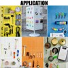 AIMALL 50x Pegboard Hooks Metal Panel Valcano Peg Board Hook
