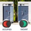 2PCS Privacy Slide Door Sign Do not Disturb Toilet Occupancy