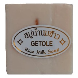 Jabón de Leche de Arroz 3x Jabón De Arroz Aclara Exfolia Alivia Quemadura Por Sol