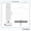 gotonovo Faucet Fittings Nipple Locknut Kit Extension Threaded Pipe Longer