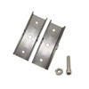 6 Pcs 1.18" Slip Square Tube Coupler, Straight Line Square
