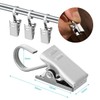 LIHAO 24 Pcs Stainless Steel Strong Curtain Clips Curtain Hooks