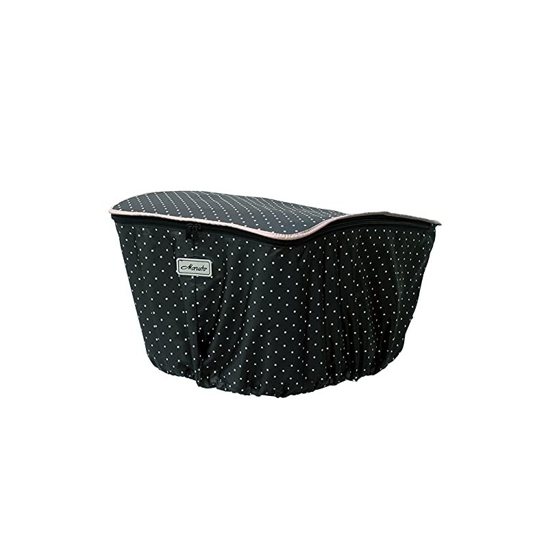 SAGISAKA 34280 Fashion Basket Cover for Bicycles, Back Cage, Black