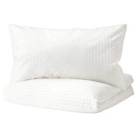 IKEA.. 603.371.55 Duvet Cover and Pillowcase, White