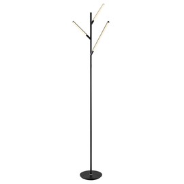 Lite Source Lorant 74 1/2" Black Metal LED Modern Tree Floor Lamp