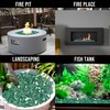 Skyflame 10-Pound Fire Glass for Fireplace Fire Pit and Landscaping,
