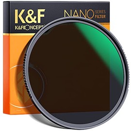K&F Concept 58mm ND8 (3-Stop Fixed Neutral Density Filter) ND Lens Filter, 28 Multi-Layer Coatings HD Hydrophobic Ultra Slim Nano-X Series Filter for Camera Lens