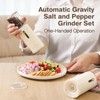 Vucchini Electric Salt and Pepper Grinder Set 6-Level External Adjustable
