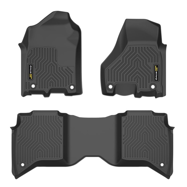 Floor Mats Cargo Liners 3PCS, Compatible with Dodge Ram 2500