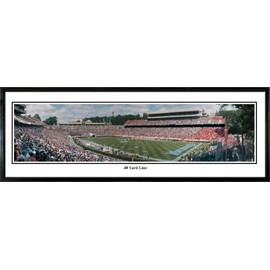 Everlasting Images North Carolina Tar Heels Kenan Memorial Stadium Panoramic Print 40 Yard Line Standard Frame