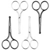 4 Pcs Nose Hair Scissors Small Scissors With Round Tip