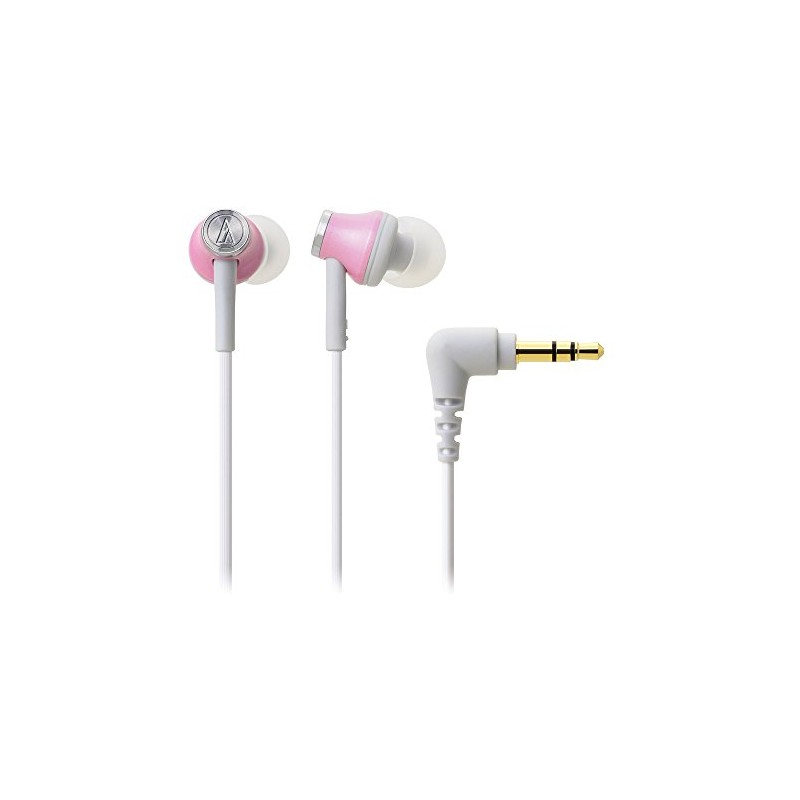 オーディオテクニカ カナル型イヤホン ライトピンク ATH-CK330M LPK