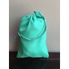 Cotton Single Drawstring Muslin Bags 4"X6" (Green Color)-100 Count Pack