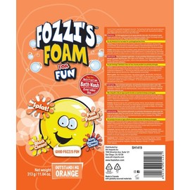 FOZZI'S New Foam Soap Aerosol for Kids,Outstanding Orange (Citrus),11.04 oz (313gm) Pack of 3