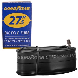 Goodyear Bicycle Tube, 27.5 X 1.75/2.125 - 27.5-inch Bike Tube with Butyl Rubber - Dependable Mountain Bike Tubes for Premium Cycling - ‎‎‎‎27.5 X 1.75/2.125