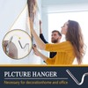 MIHUYAN Picture Hanger Super Hook 30PCS,High-Quality Steel Picture Hanger Hercules