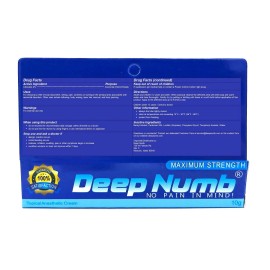 DEEPNUMB 10g Skin Numb Cream Laser Tattooing Waxing Piercing