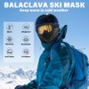 Qearl Balaclava Ski Mask Thermal Face Cover Winter Warm Face