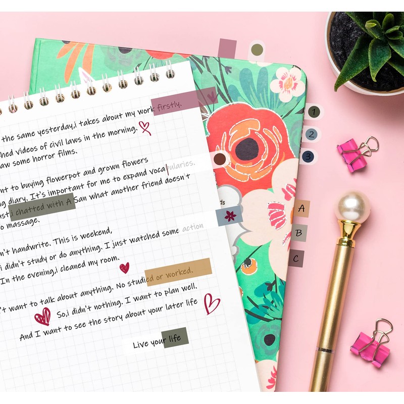 1200 pcs Index Tabs - Page Markers Flags Sticky Notes