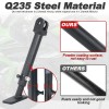 xitomer Adjustable Steel Kickstand Sidestand Foot Fit For Kawasaki Ninja
