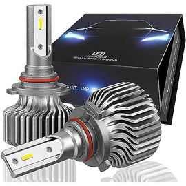 NUVISION LIGHTING Par de bombillas 9005 HB3 delgadas 10000 lúmenes 60 W LED faros delanteros de luz antiniebla de haz alto/bajo, kit de conversión HID de diseño delgado (NVL-SLS-9005)