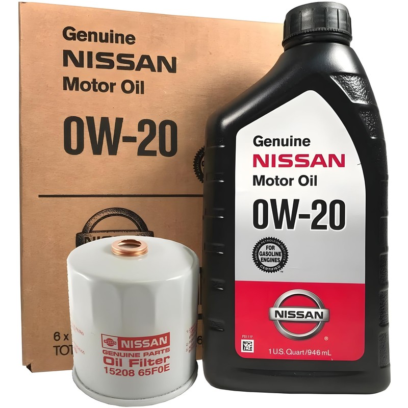 Genuine Nissan 0W-20 Oil Change Kit 15208-65F0E