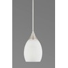 Glassland Pendant Lighting, 1 Light Mini Pendant Light in Brushed