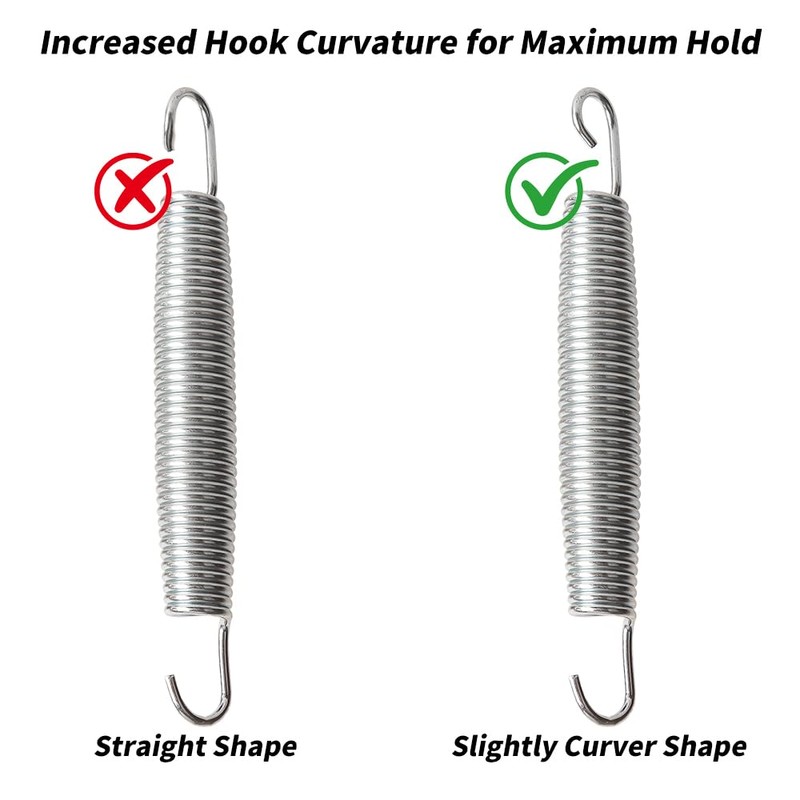 20 pcs Trampoline Springs, 7inch Heavy Duty Trampoline Springs Stainless