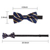 AUSKY 8-Pack Pre-Tied Bow Ties for Men & Boys |
