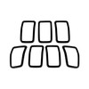 JeCar for Jeep Cherokee Grill Inserts, Front Grille Inserts for