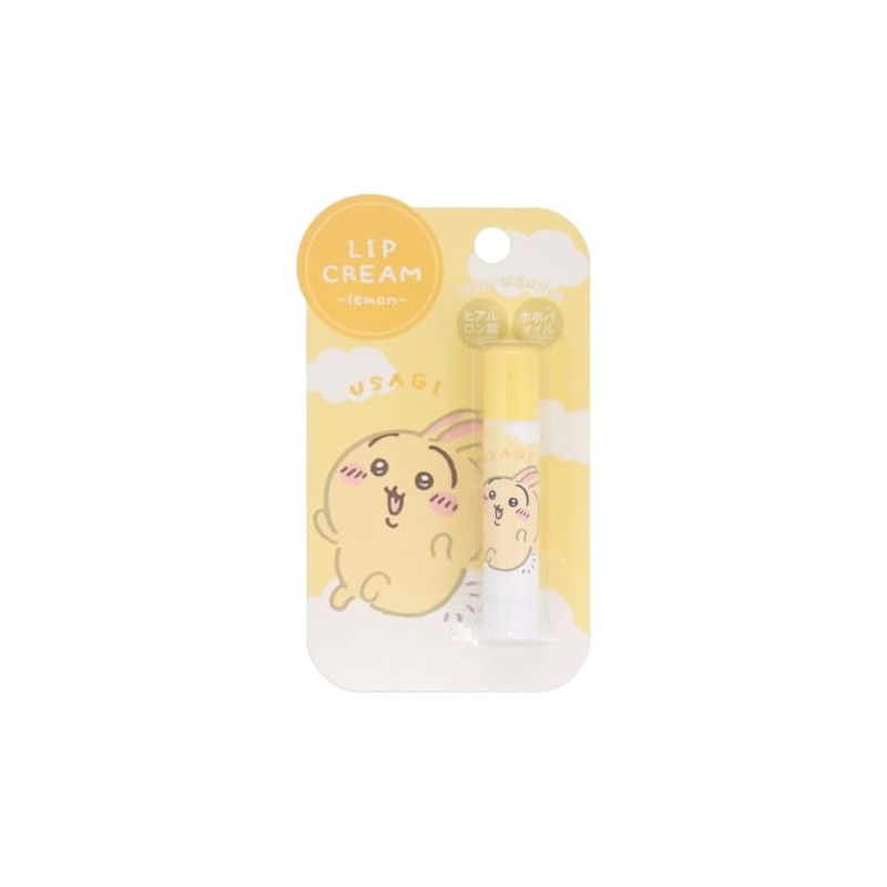Shobido CW24444 Chiikawa Lip Balm, Rabbit/Lemon