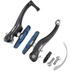 Chooee Mountain Bike Linear V-Brake, Bicycle Front/Rear V-Brake,1 pair,black/blue
