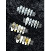 [Handmade nail tip] Gothic Cross - Oval / [수제네일팁] Gothic