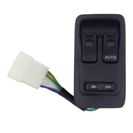 F100-66-350C Power Window Switch Fits RX-7 FD3S 1/2/3/4/5/6 Driver Side Replacement 6 Pin