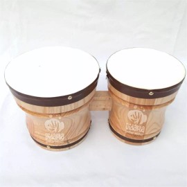 Didakta Bongo Doble Grande De Madera Infantil, Musical 34x17.5x17