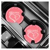 NYTKL 2PCS Car Cup Holder Coaster, 2.76 Inch PVC Anti